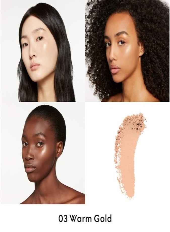 Gucci Glow Illuminating Highlighter 10g  03 Warm Gold - champagne gold | Multi-Use Gel-Powder Highlight - Image 2